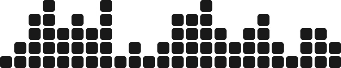 Audio Wave Silhouette