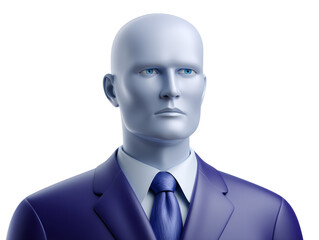 Human-like digital figure virtual reality concept art futuristic environment 3d model innovation