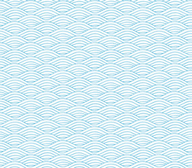 Abstract background pattern with doodle waves