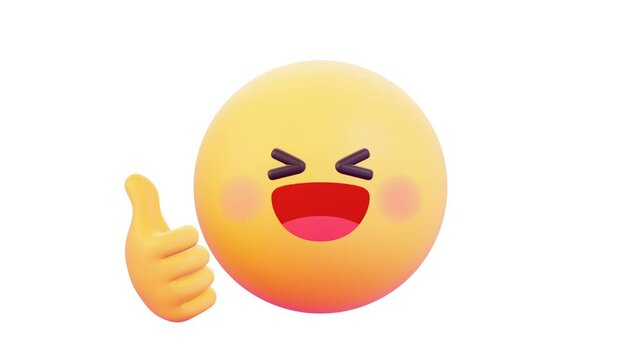 3D 이모지 감정 표현 모션 그래픽