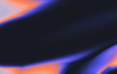 Abstract gradient background with blue, orange, and dark hues.