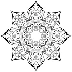 Ornamental luxury mandala pattern	