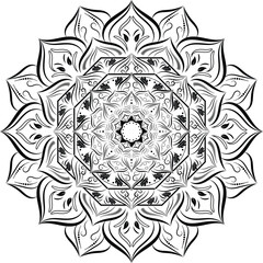 Ornamental luxury mandala pattern	