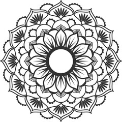 Ornamental luxury mandala pattern	