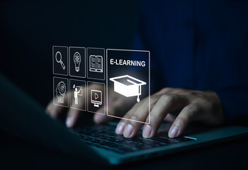 Through e-learning platforms students can develop their skills by attending online seminars, taking...