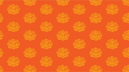 Vector seamless water Lilly , lotus pattern multicolored 