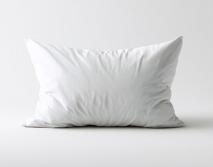 White pillow on white background. High quality