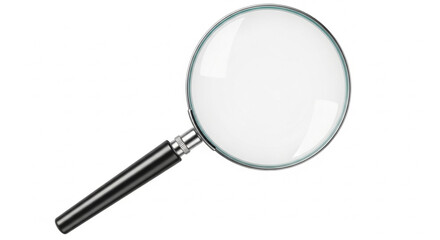 magnifying glass isolated on white