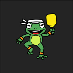 Pickle Frog Fun Pickleball