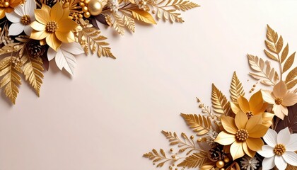 Elegant floral arrangement for celebrations studio setting digital art warm tones close-up view design inspiration