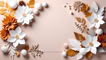 Floral decoration event featuring paper flowers in an elegant setting with a modern aesthetic