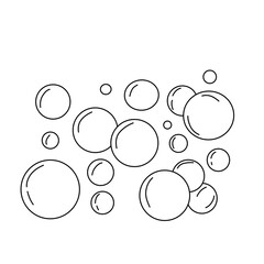 Doodle soap bubble
