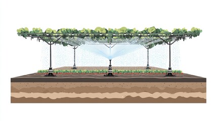 Irrigation system for plants