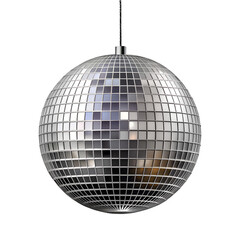 silver disco ball
