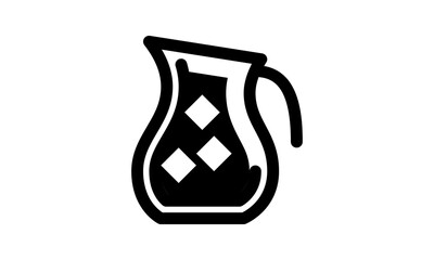 Cocktail icon  on white background vector image