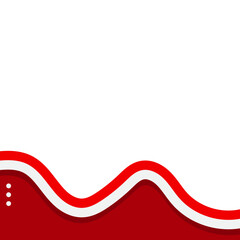 Indonesia Flag Footer