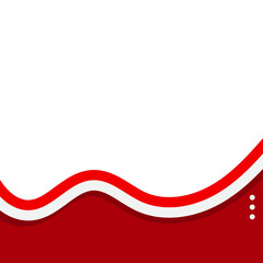 Indonesia Flag Footer