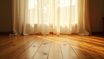 vintage room with wooden floor