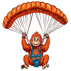 orang-outan parapente 3
