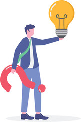 Question and answer, q and a or solution to solve problem,
