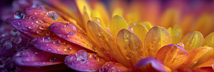 Morning Kiss: A Dew-adorned Petal in Nature's Embrace Capturing the Essence of Simplicity and Elegance