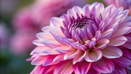 Beautiful dahlia flower close up photography pink purple petals floral bloom blossom botanical garden nature 100
