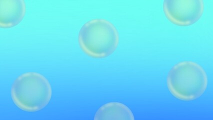 Tropical Bubble on Aqua Sea