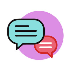 chat bubble icon