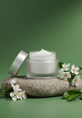 화장품 수분크림 목업사진