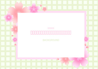 Cherry Blossom Frame Illustration Image (벚꽃 프레임 일러스트 이미지)