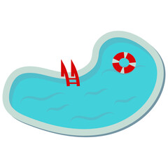 Swimming Pool Illustration