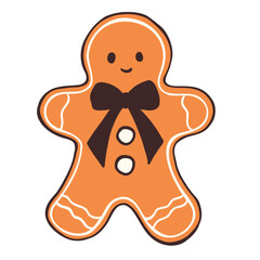 Gingerbread hand drawn illustration