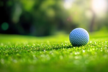 Obraz premium golf ball on green grass