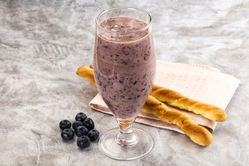 Blueberry milkshake sweet dessert drink