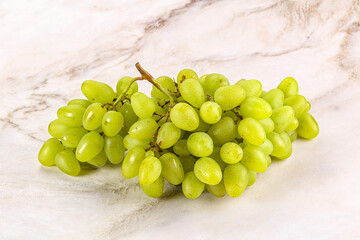 Green juicy sweet ripe Grape bunch