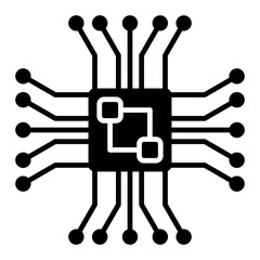 CPU Glyph Icon