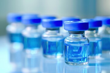 bottles of vaccines