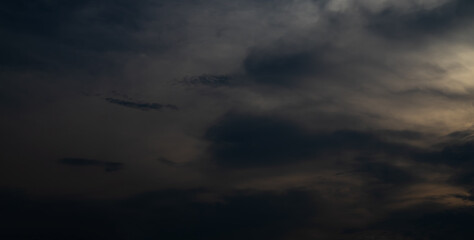 Cloud storm sky dark rain lightning thunder stormy typhoon nature light scene rainy atmosphere...