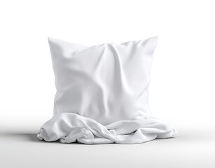 Blank white pillow on plain background (2). High quality