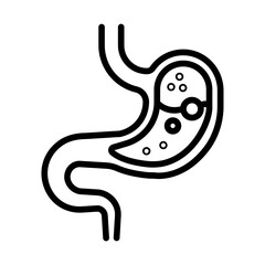 Stomach organ icon