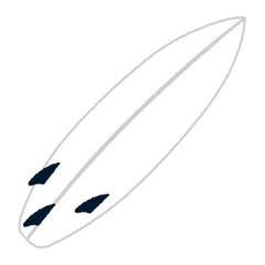 サーフボードのイラスト