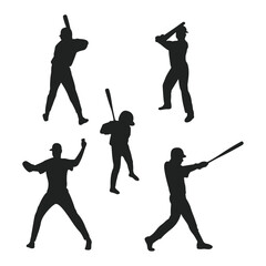 baseball player silhouette