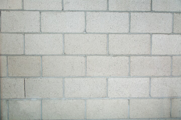 A view of a cinder block wall, as a background.