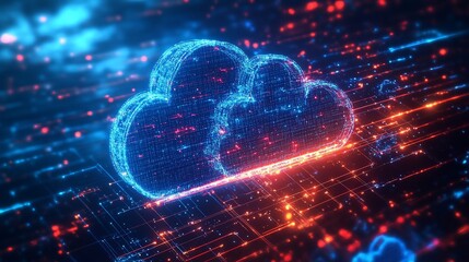 Digital Cloud Computing Network with Electronic Data Transfer System