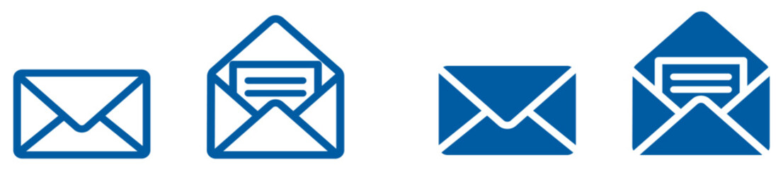 メールアイコン青