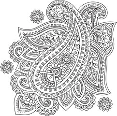 Ornamental luxury mandala pattern	