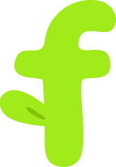 Green Leafy Alphabet