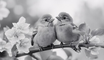 pigeons on the branch