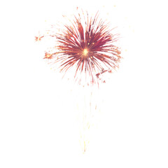 Obraz premium firework illustration png transparent background