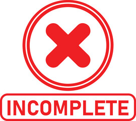 Fototapeta premium Red Cross Icon Sign – Medical Emergency or Error Symbol Vector